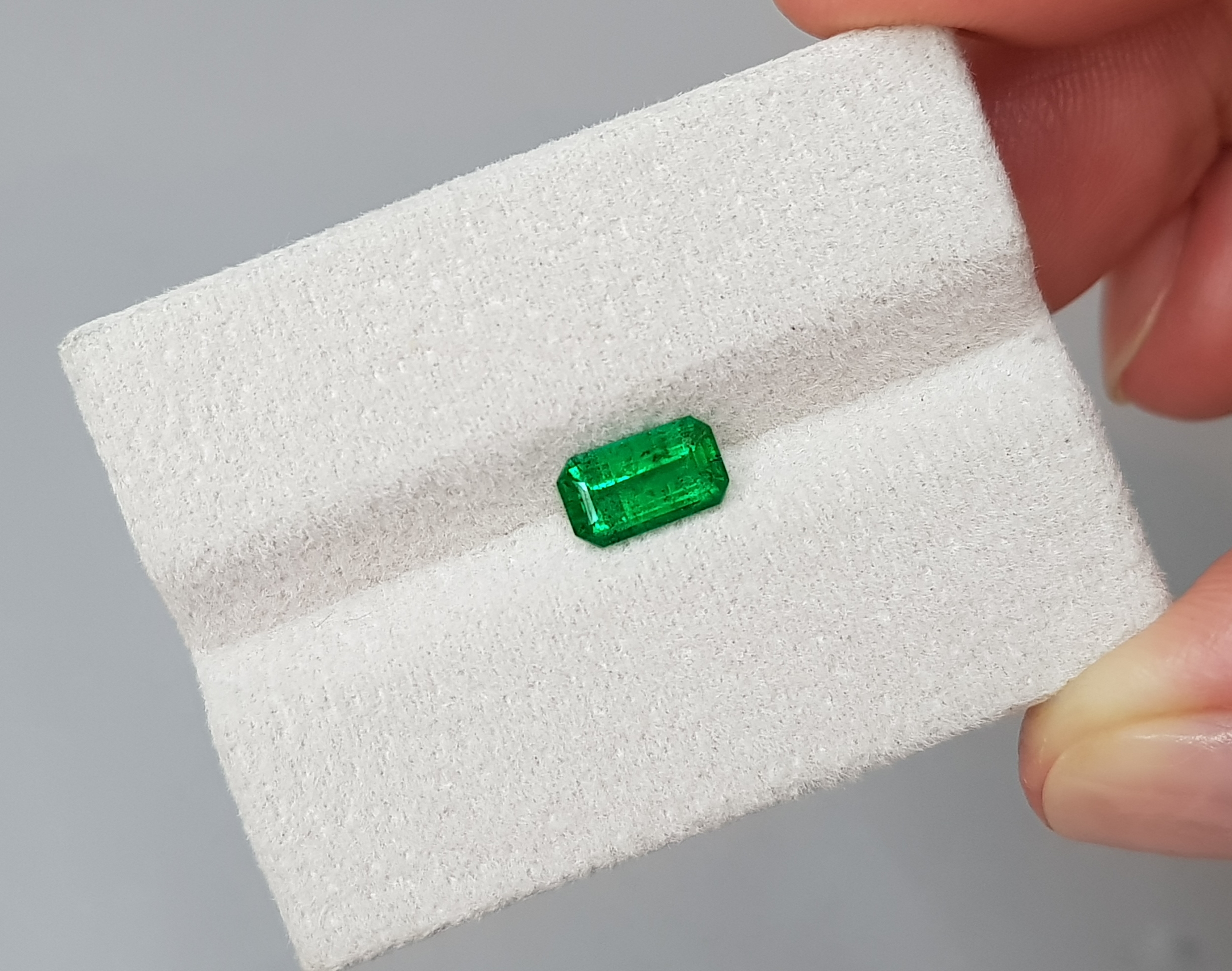 Emerald Vivid Green, 0.74 cts, Pakistan