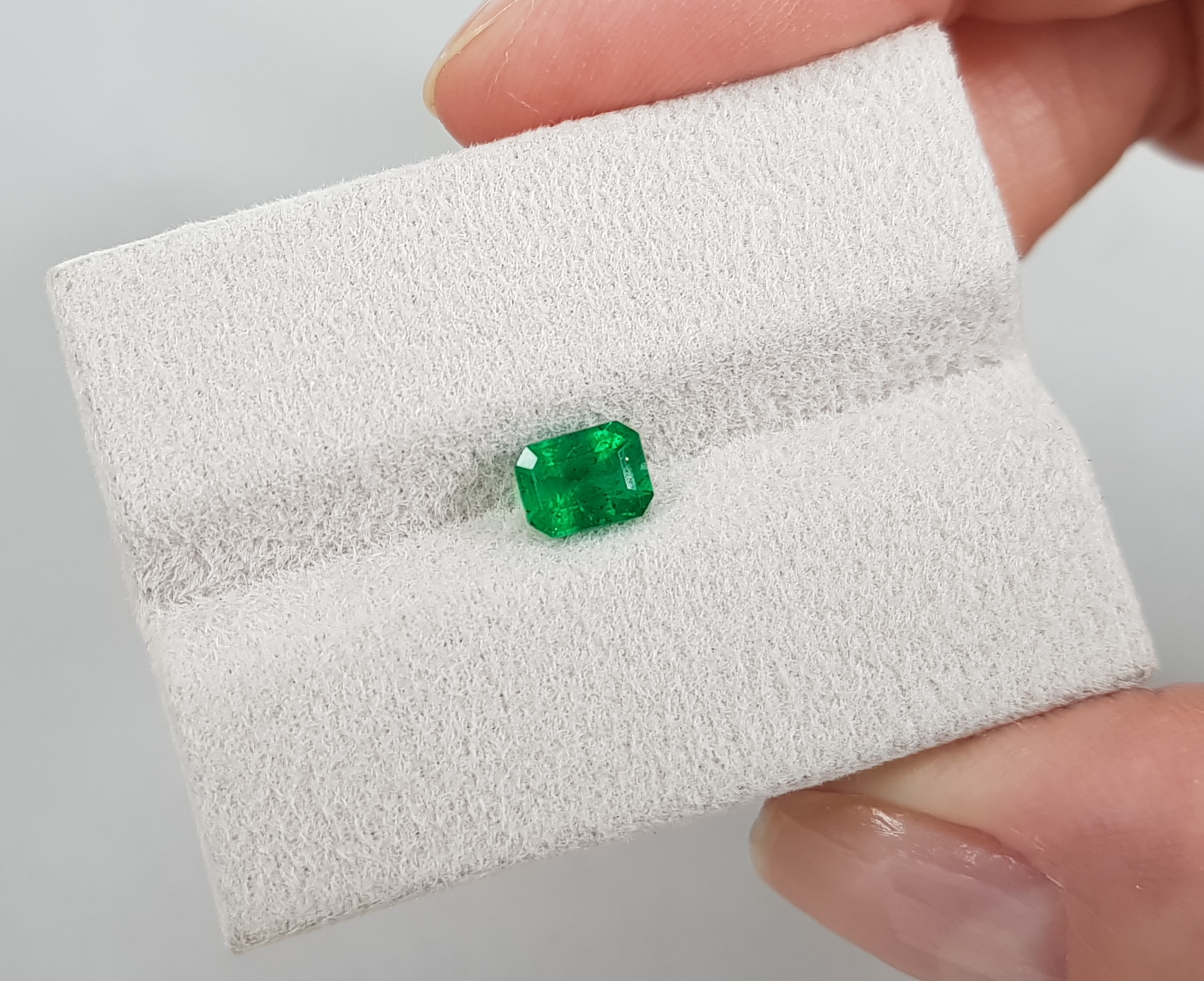 Emerald Vibrant Green, 0.67 cts, Pakistan